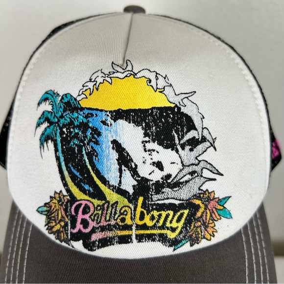 Billabong adult snapback w/mesh back and foam front fisherman cabin core beach - Picture 2 of 7